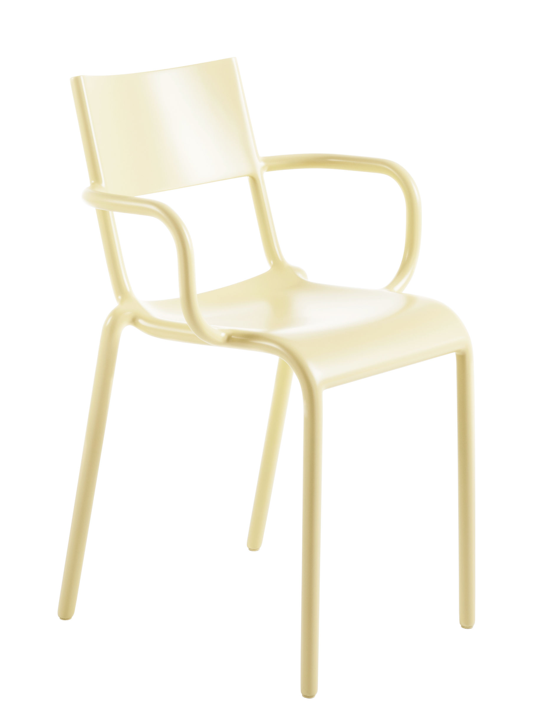 Fauteuil Empilable Generic A Kartell Jaune Made In Design