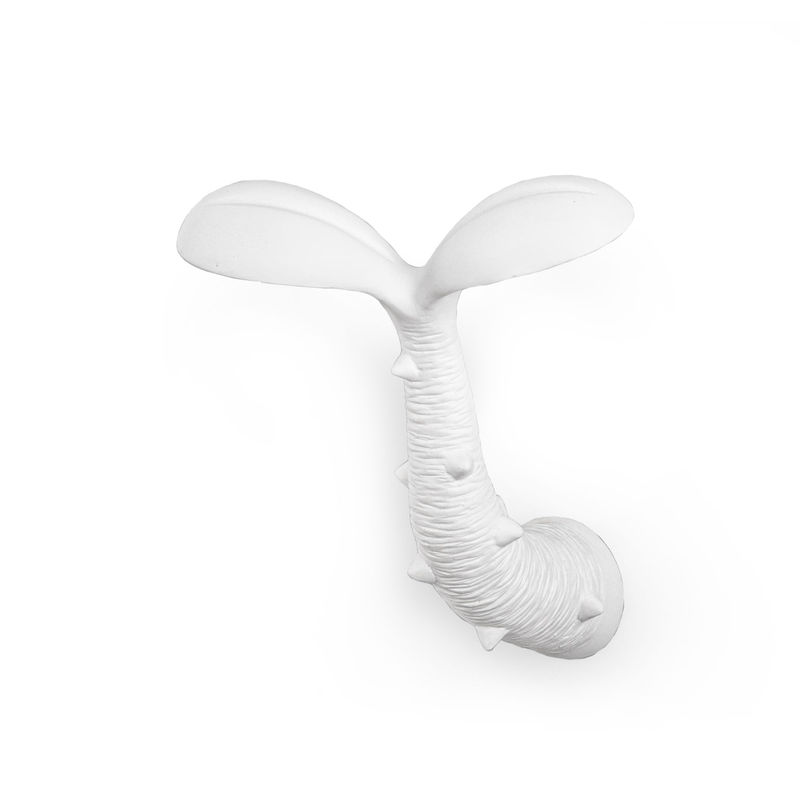 Furniture - Kids Furniture - Sprout Small Hook plastic material white / H 18 cm - Resin - Seletti - White - Resin