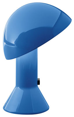 Martinelli Luce - Lampe de table Elmetto en Plastique, Résine - Couleur Bleu - 40.41 x 40.41 x 28 cm