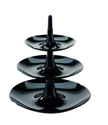 Tableware - Trays and serving dishes - Babell XS Presentation dish - Ø 20 x H 22 cm by Koziol - Black - Polypropylene
