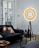 Iris Floor lamp - H 165 cm - LED - Fabric - Two-sided lighting by Dix Heures Dix