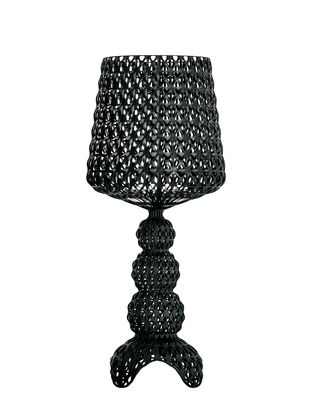 Illuminazione - Lampade da tavolo - Lampada da posa Mini Kabuki - / LED di Kartell - Nero - Policarbonato 2.4