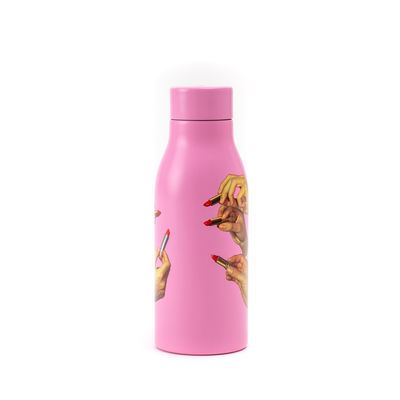 Tavola - Caffè - Borraccia isotermica Toiletpaper - Pink Lipsticks - / Acciaio - 0,5L di Seletti - Pink Lipsticks / rosa - Acciaio inossidabile, Rame