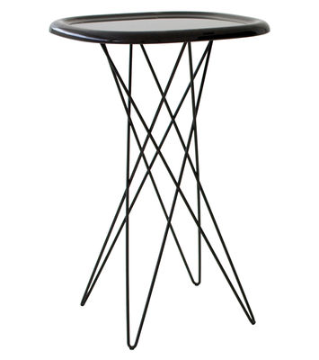 Furniture - Pizza End table - H 70 cm by Magis - H 70 cm - Brown - ABS, Varnished steel