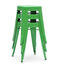 H Stackable stool - Lacquered steel - H 45 cm by Tolix