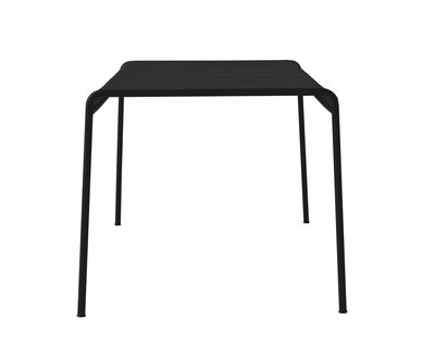 Hay - Table carrée Palissade en Métal, Acier électro-galvanisé - Couleur Gris - 98.03 x 98.03 x 74 c