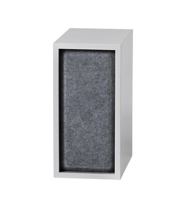 Furniture - Bookcases & Bookshelves - Acoustics board - For Small Stacked shelf - 43x21 cm by Muuto - Grey - Felt