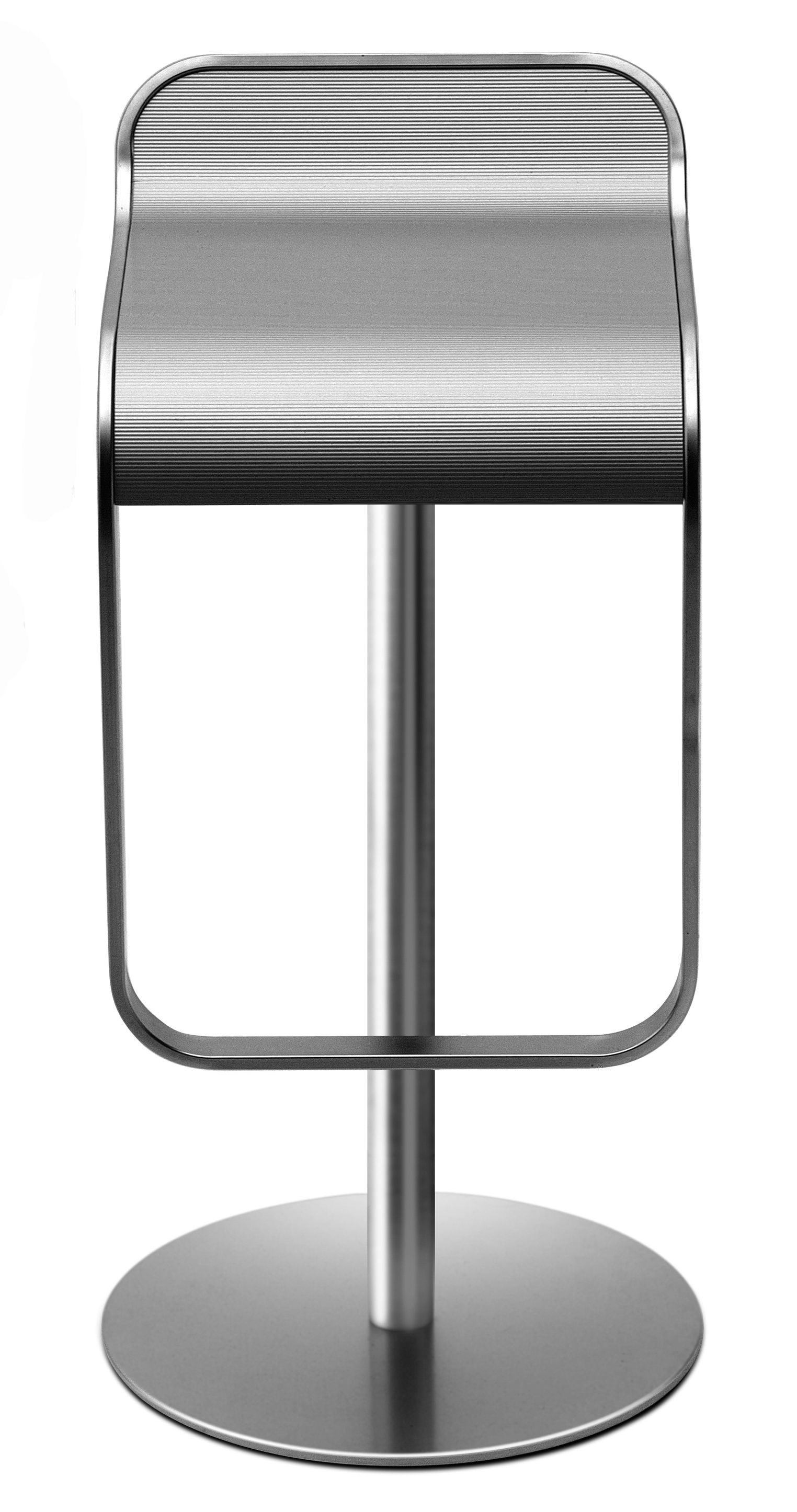 Lapalma Lem Millerighe Adjustable bar stool Grey/Silver Made In