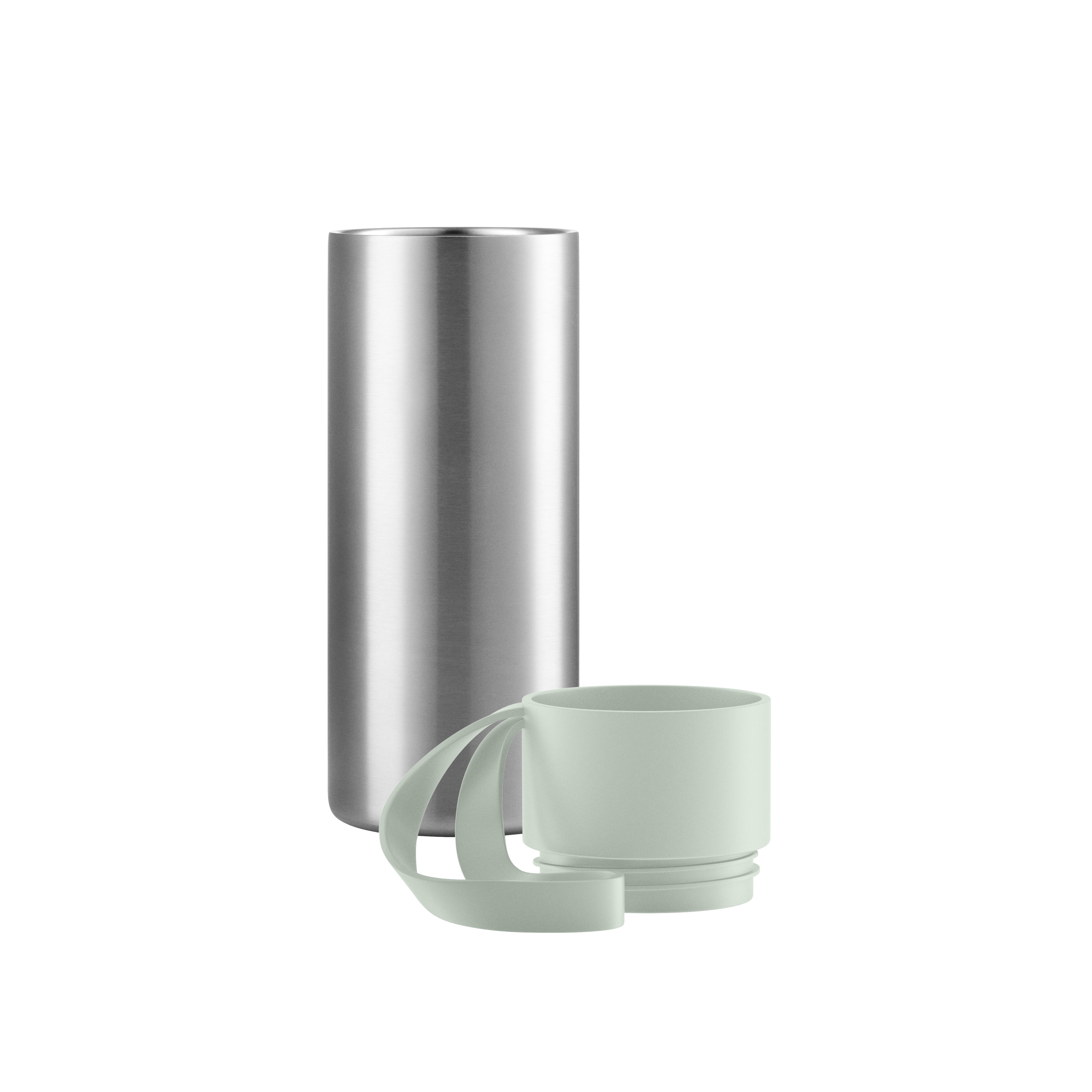 Eva Solo To Go Cup Insulated mug brushed steel sage green Made