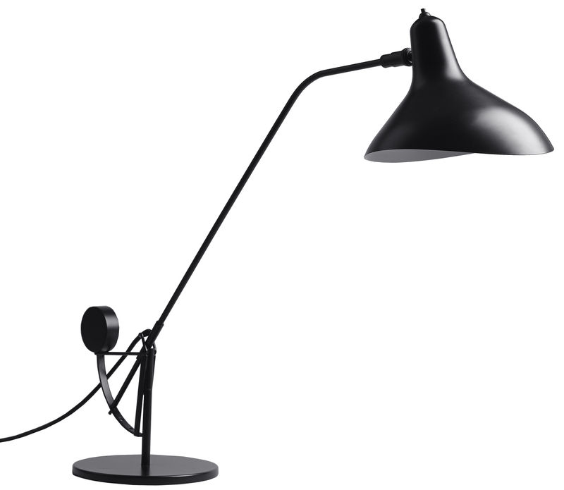 Lighting - Table Lamps - Mantis BS3 Table lamp by DCW éditions - Schottlander - Black / Black lampshade - Aluminium, Steel