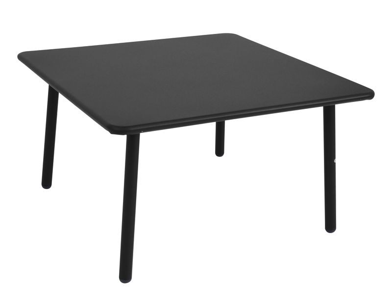 Arredamento - Tavolini  - Tavolino basso Darwin / 70 x 70 cm - Emu - Nero - Acciaio verniciato