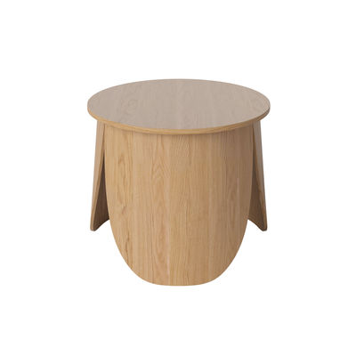 Arredamento - Tavolini  - Tavolino Peyote Small - / Ø 56 x H 45 cm di Bolia - Small / Rovere - Compensato di legno di quercia FSC