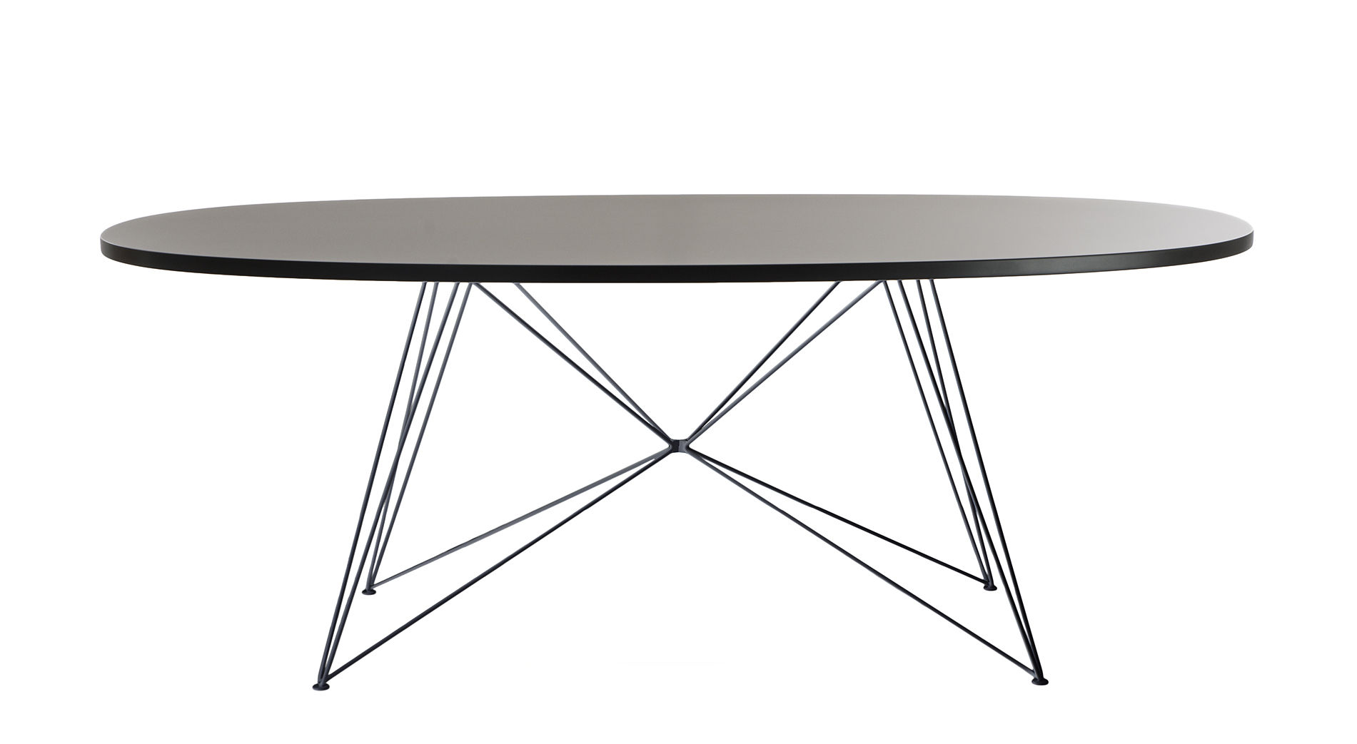 Magis XZ3 Oval table Black Made In Design UK