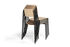 Petit standard Stacking chair - / Steel & wood by Hay