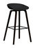 Tabouret de bar About a stool AAS 32 / H 75 cm - Plastique & pieds bois - Hay