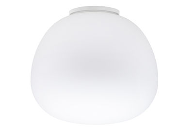Lighting - Ceiling Lights - Mochi Ceiling light - Ø 45 cm by Fabbian - White - Ø 45 cm - Glass