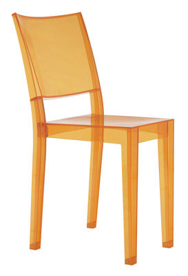 Mobilier - Chaises, fauteuils de salle à manger - Chaise empilable La Marie / Polycarbonate - Kartell - Orange clair - Polycarbonate