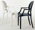 Louis Ghost Stackable armchair - opaque / Set of 4 by Kartell