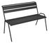 Monceau Bench with backrest - W 116 cm - 2 to 3 guests by Fermob