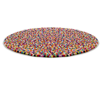 Furniture - Carpets - Pinocchio Rug - Ø 140 cm by Hay - Multicolour - Wool