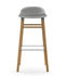 Form Bar stool - H 75 cm / Oak leg by Normann Copenhagen