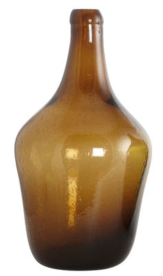 Decoration - Vases - Bottle Bud vase - Mouthblow glass - H 41 cm by House Doctor - Brown - Mouth blown glass