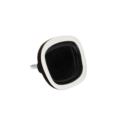 Furniture - Coat Racks & Pegs - Sicilia Small Hook - / Ceramic - L 8 cm by Maison Sarah Lavoine - Black radish - Ceramic