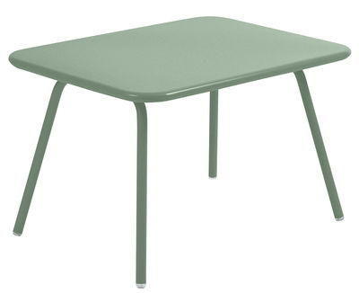 Mobilier - Tables basses - Table enfant Luxembourg Kid / 75 x 55 cm - Métal - Fermob - Cactus - Acier laqué