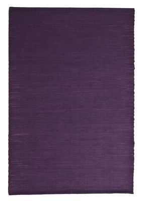 Dekoration - Teppiche - Natural Tatami Teppich / Jute und Wolle - 170 x 240 cm - Nanimarquina - Violett (uni) - Jutefaser, Schurwolle