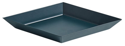 Table et cuisine - Plateaux et plats de service - Plateau Kaleido XS / 19 x 11 cm - Hay - Vert foncé - Acier peint
