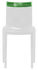 Hi Cut Stacking chair - White polycarbonate by Kartell