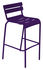 Chaise de bar Luxembourg / H 80 cm - Aluminium - Fermob