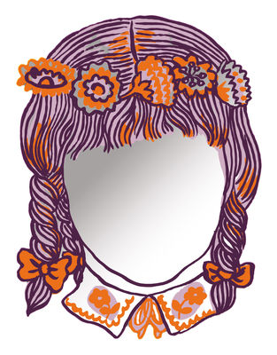 Arredamento - Specchi - Specchio autocollante Fille - adesivo di Domestic - Specchio - Ragazza - Plexiglas