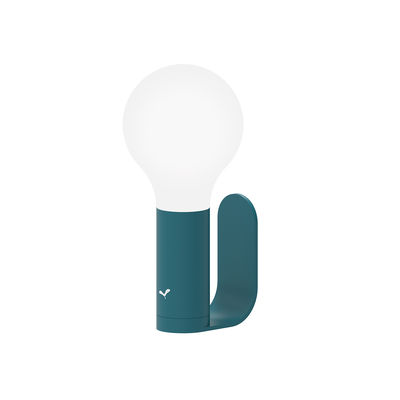 Leuchten - Tischleuchten - Wandhalterung / Für die drahtlose Aplô LED Lampe - Fermob - Acapulcoblau - Aluminium