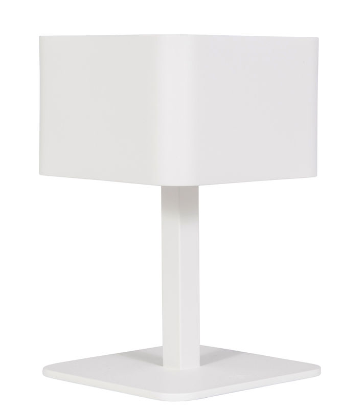 Lighting - Outdoor Lighting - La Lampe Pose 02 Outdoor solar lamp metal white - Maiori - White - Aluminium