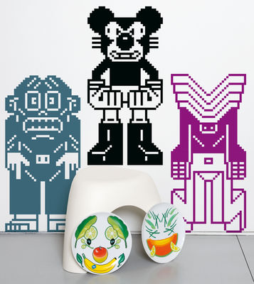 Déco - Stickers, papiers peints & posters - Sticker Peecol sticky 1 - Domestic - Multicolore - Vinyle