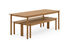Tavolo rettangolare Linear - / Acciaio - 200 x 75 cm di Muuto