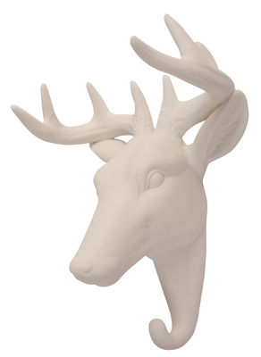 Furniture - Coat Racks & Pegs - Hook - Deer - Porcelain by & klevering - Deer - White - China