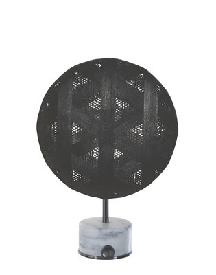 Forestier - Lampe de table Chanpen en Tissu, Métal - Couleur Noir - 200 x 40.41 x 41 cm - Designer A