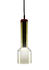 Sospensione Stab Light Long / Ø 10 x H 33 cm - Vetro artigianale - Danese Light