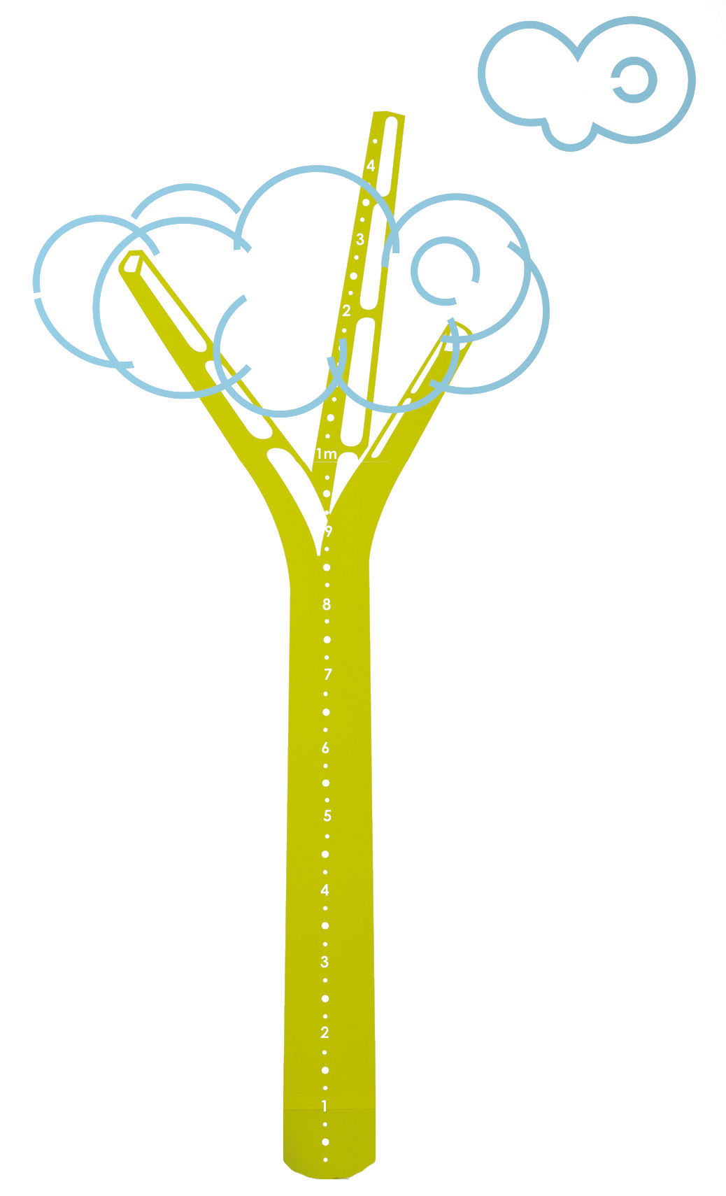 Domestic Cumulus Sticker Green Made In Design UK