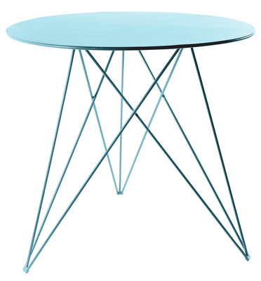 Mobilier - Tables - Table ronde Sticchite / Ø 75 cm - Métal - Serax - Bleu clair - Fer peint