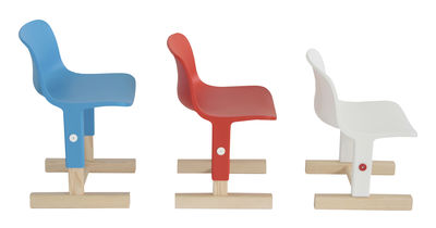 Chaise Enfant Little Big Magis Collection Me Too Orange Bois Naturel Made In Design