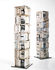 Ptolomeo Rotating bookshelf - 4 sides - Vertical storage by Opinion Ciatti