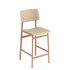 Loft Bar chair - / H 65 cm - Wood & metal by Muuto
