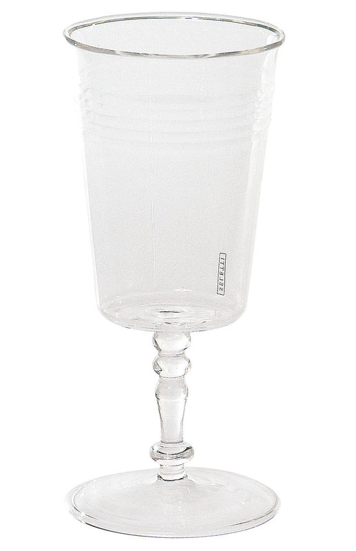 Tavola - Bicchieri  - Bicchiere da vino Estetico quotidiano vetro trasparente - Seletti - Trasparente - Bicchiere da vino - Vetro