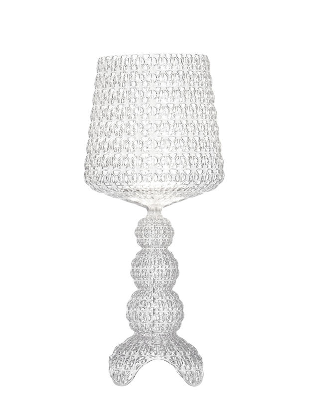 Lighting - Table Lamps - Mini Kabuki LED Lamp plastic material transparent / LED - Kartell - Crystal - polycarbonate 2.0