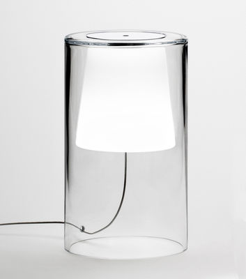 Vibia - Lampe de table Join en Verre, Verre soufflé - Couleur Blanc - 40 x 50 x 34 cm - Designer Jor