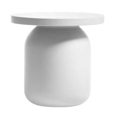 Mobilier - Tables basses - Table d'appoint Juju / Tabouret ø 52 cm - Serralunga - Blanc - Polyéthylène