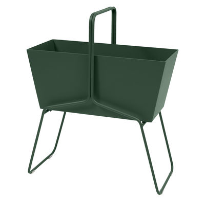 Outdoor - Pots & Plants - Basket Flowerpot - L 70 x H 84 cm by Fermob - Cedar - Aluminium, Steel